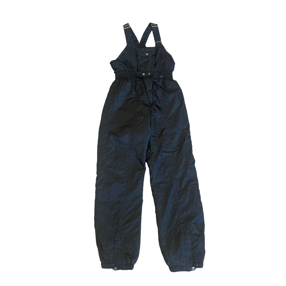 Vintage Inside edge black bib snow suit small ladies